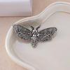 Готическая темная брошь-мотылек: Памятный аксессуар на Хэллоуин высокого класса - Уникальный стиль легкой роскоши