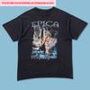 Горячая группа Epica The Divine Conspiracy Унисекс футболка Черная S-5XL SN251 Унисекс футболка