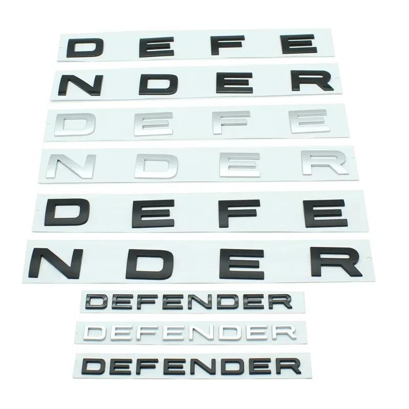 DEFENDER Letters Sticker Decal Car Trunk Badge Front Hood Bonnet Emblem For Defender Auto Accessories