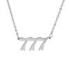 Подвеска-ожерелье из нержавеющей стали и титана 777 Jewelry - Современный стиль.