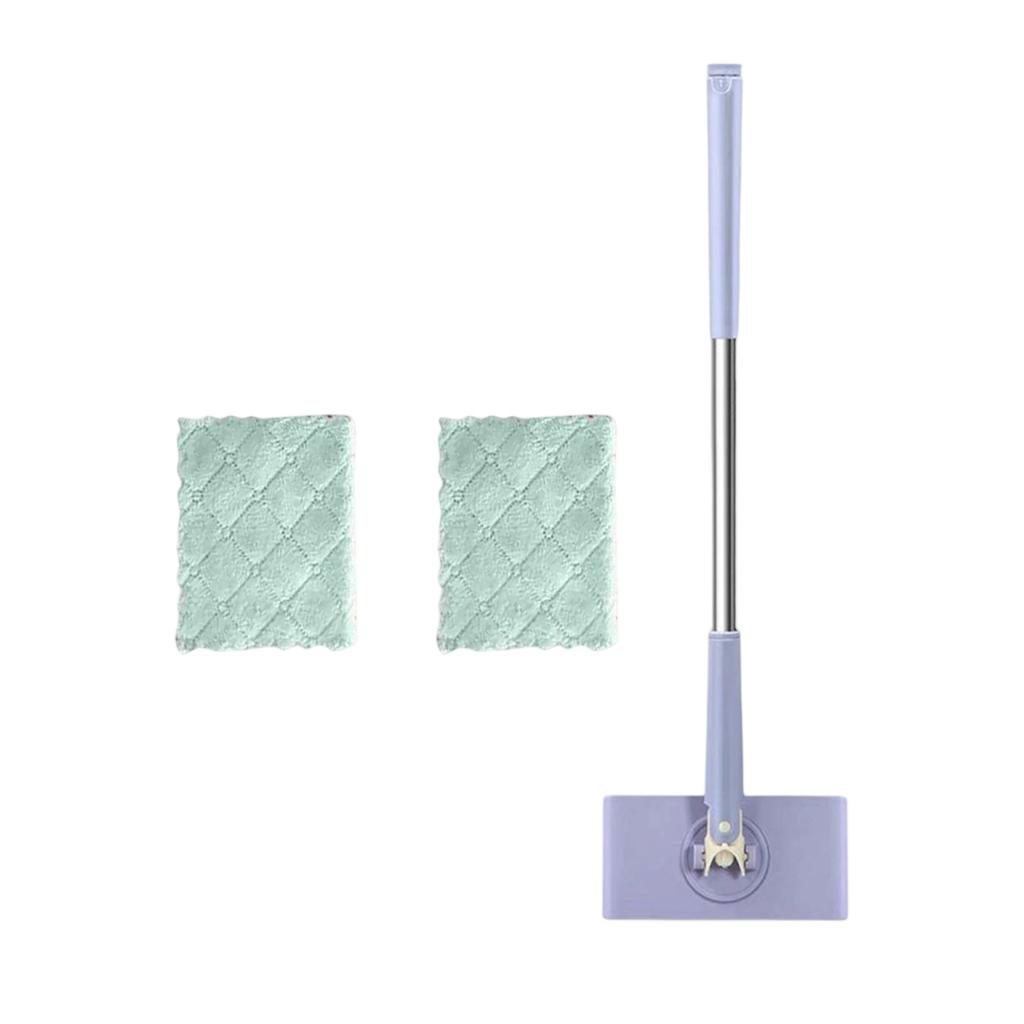 Модернизированная швабра Grip, швабра со сменной тканью с автоматической ручкой пуш-пул без помощи рук, вращающаяся на 360 градусов головка, в комплекте для ванной и кухни