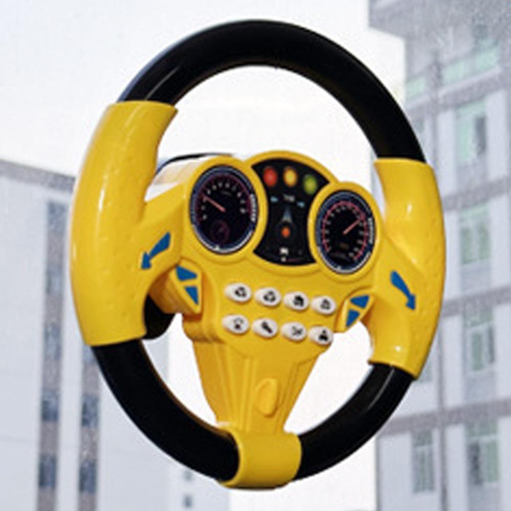 Multi Functional Educational Stroller Steering Wheel Simulate Driving Car Toy Children Gift