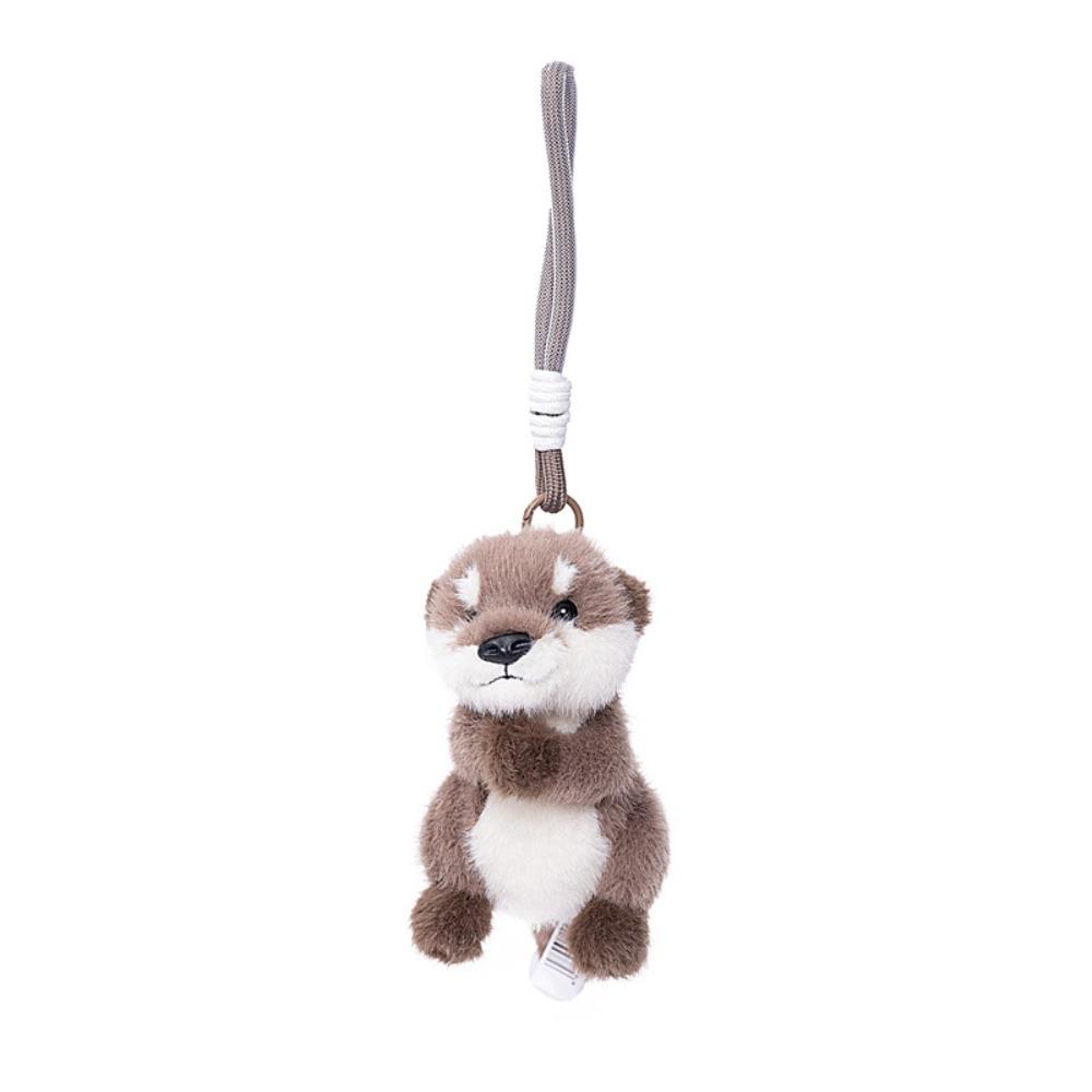 Realistic Look Otter Backpack Pendant Cute Design Otter Plush Toy Backpack Decor