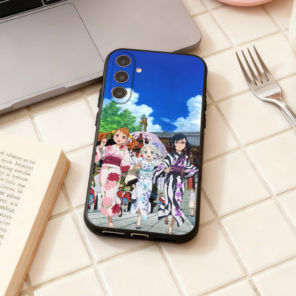 Чехол для телефона AnoHana M-Meiko Anime H-Honma для Samsung Galaxy A73, A72, A71, A70, A53, A52, A51, Другие Мягкий Черный Корпус