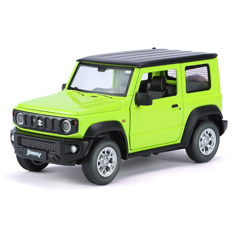1/24 Suzuki Jimny Внедорожник Внедорожник Сплав Литой Модель Транспортного Средства Звук и Свет Коллекция Дисплей Хобби Украшение Подарки для Парня