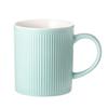 Creative Simple Solid Color Mug Stripe Ceramic Water Cup Milk Cup Coffee Cup Juice Cup
