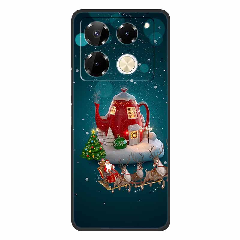 2024 Christmas Phone Cases For Infinix Note 40 Pro 4G 5G Cases Soft TPU Silicone For Note 30 4G 5G Infinix Note 40Pro 30Pro 4G