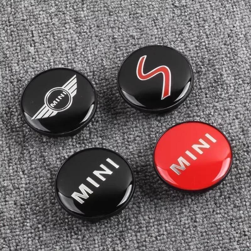 4pcs 54mm 56mm Car Wheel Center Hub Cap Badge Emblem Sticker For S JCW R50 R53 R55 R56 R57 R60 F55 F56