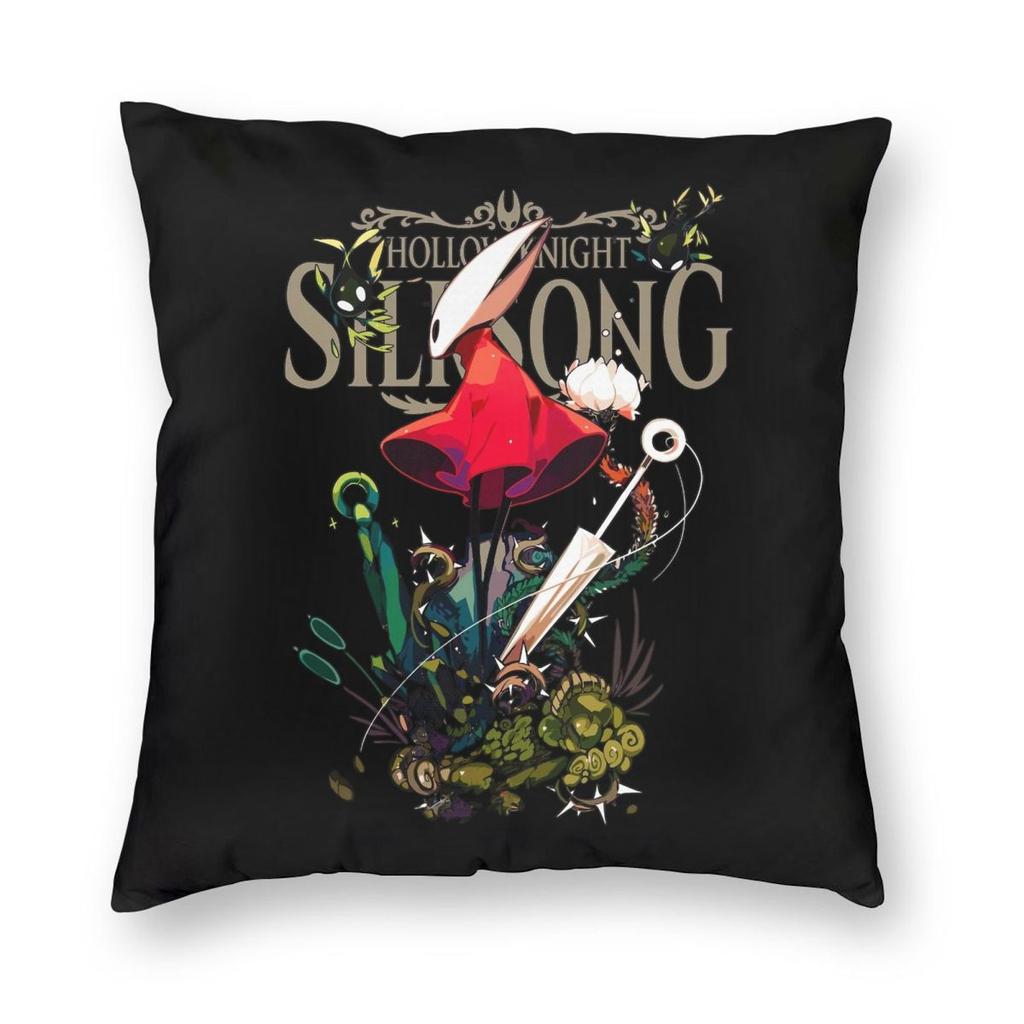Hollow Knight Silksong Hornet Pillowcase Double-sided Printing Polyester Cushion Cover Decorations Throw Pillow Case Cover Car