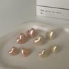 Серьги-пусеты Sweet Pink Love Pearl Женские Нишевые Ретро Простые Личность Мода Темперамент Универсальные Серьги Серьги
