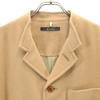 Unused Johnbull Wool Blend Melton Jacket L Camel Men's Used