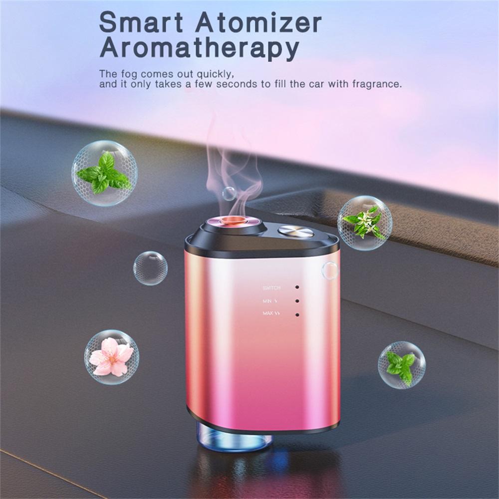 Автомобильный электрический диффузор воздуха, парфюмерный освежитель воздуха, машина для ароматерапии, интеллектуальный индукционный старт-стоп, высококачественная ароматерапия