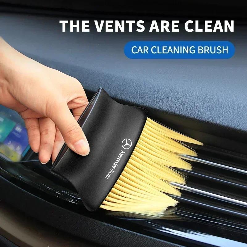 XCEAA1 2025 For Mercedes-Benz 1PCS Car Detailing Dust Sweeping Tools Auto Interior Duster Brushes For Mercedes Benz B/C/E/S Class A Cla