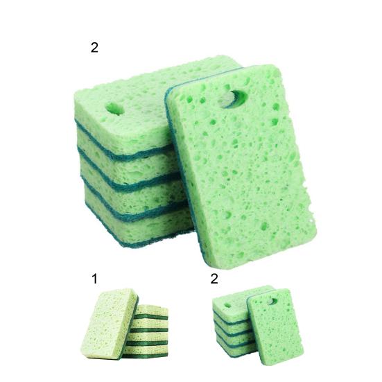 Unique Washing Sponge Dual-side Use Rich Foam Reusable Good Water Absorption Cleaner