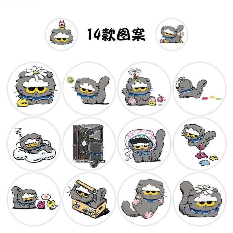 500Pcs New Zoa Cute Curly Stickers For Diy Journal Decorations, Fun Icons For Mobile Phones And Other Accessories