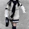 Мини-юбки женские с кружевными рюшами в японском стиле Kawaii