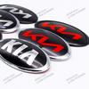 ABS For KIA Sportage Ceed Cerato Optima Sorento Picanto Soul Rio Car Accessories Car Front Hood Emblem Rear Trunk Badge Sticker ljcmw22
