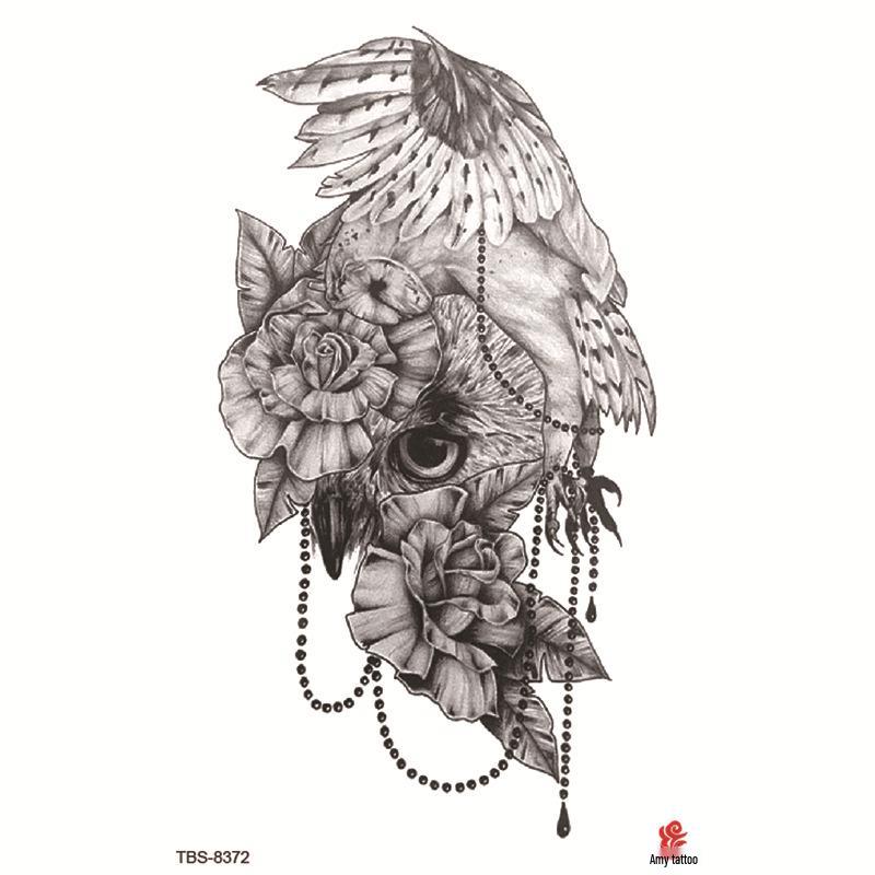 Набор маленьких водостойких тату-наклеек с тотемами и символами для предплечья