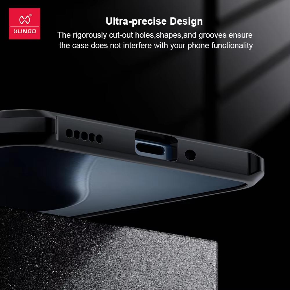 Для Xiaomi Poco M7 4G Чехол XUNDD Чехол Подушка безопасности Ударопрочный Бампер Защитные Чехлы Прозрачная Крышка для Телефона