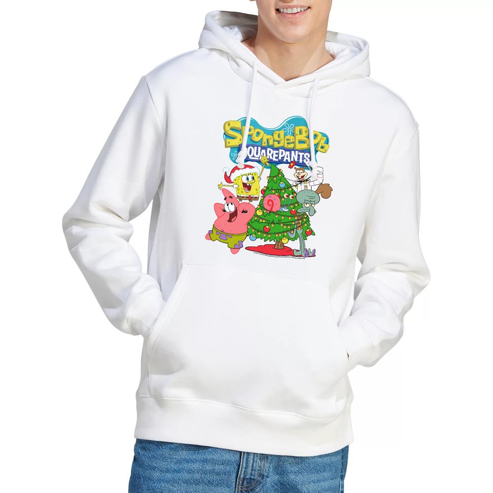 SpongeBob SquarePants Mens Christmas Tree Hoodie