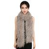 Yousheng Winter Scarf Solid Color Thickened Plush Soft Thick Warm Extra Long Scarf Winter Outdoor Imitation Fur Neck Warmer