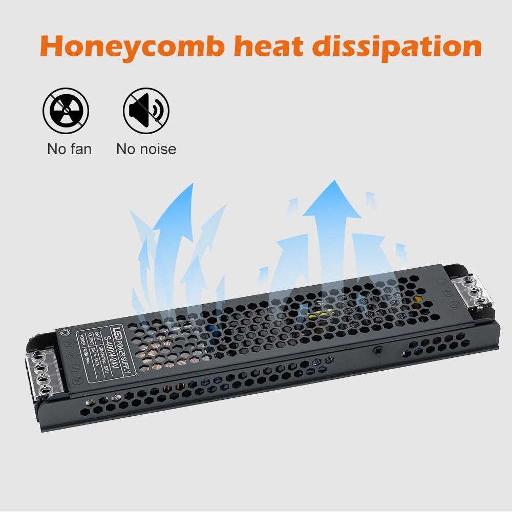 Улучшенный светодиодный драйвер из алюминиевого сплава, бытовой источник питания 12 В/24 В, портативные световые трансформаторы для светодиодной ленты