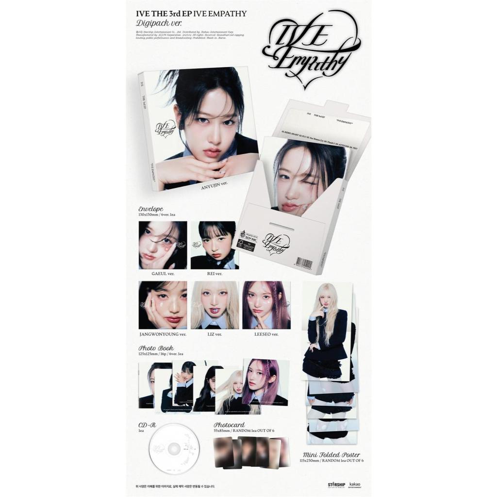 [Предзаказ] IVE - IVE EMPATHY / 3-й EP-альбом (Дигипак вер.)