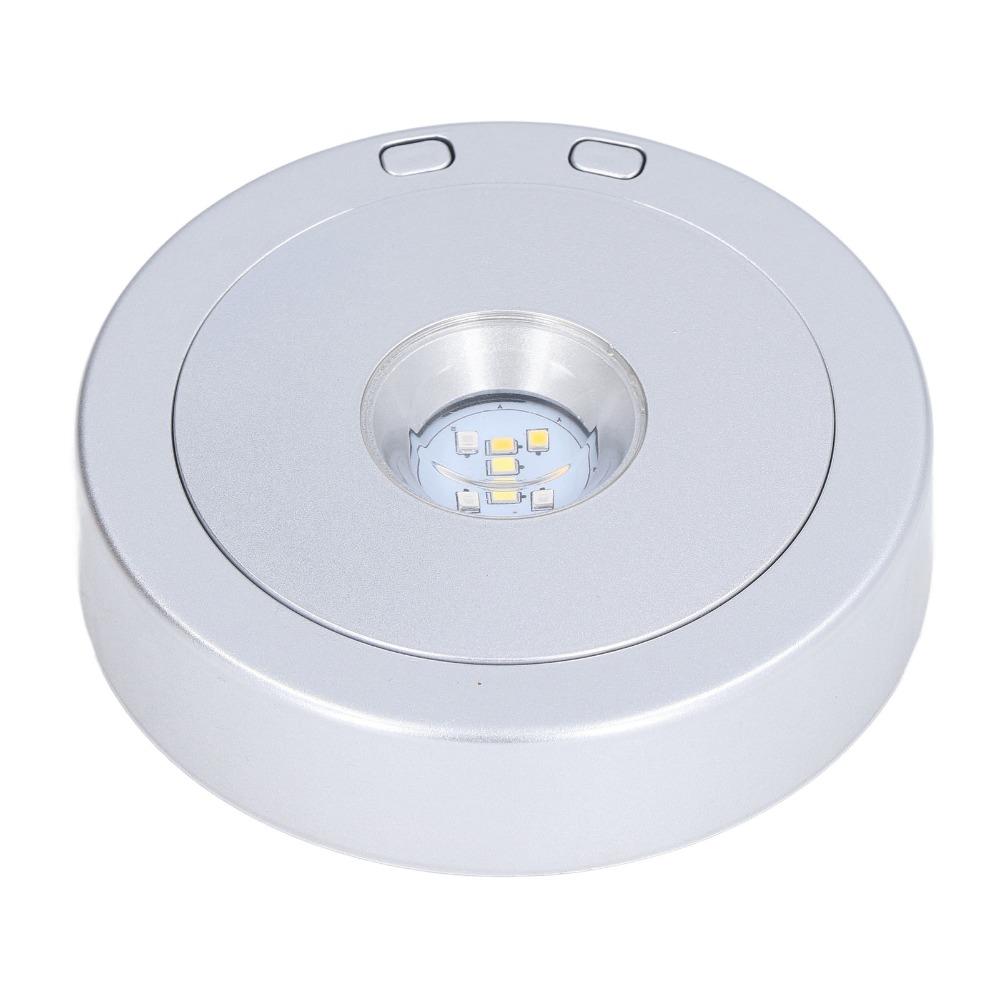 Colorful Light Rotating Display Stand USB or Battery Powered Crystal Display Base Stand  Bottle