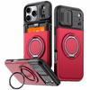Роскошный кошелек-чехол для iPhone 17 16 15 14 13 12 Pro Max 17E 16E 17Pro iPhone17 Ударопрочный броневой и с держателем-подставкой для карт Чехол