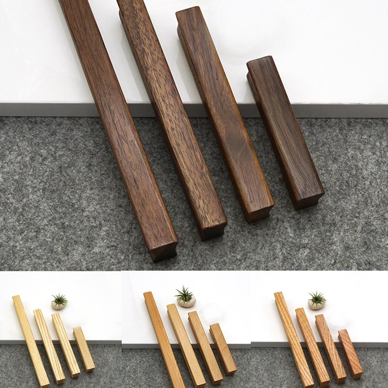 Wooden Door Knob Hot Drawer Handle Durable Cabinet Handles Elegant New Lightweight Cupboard Pull Handle