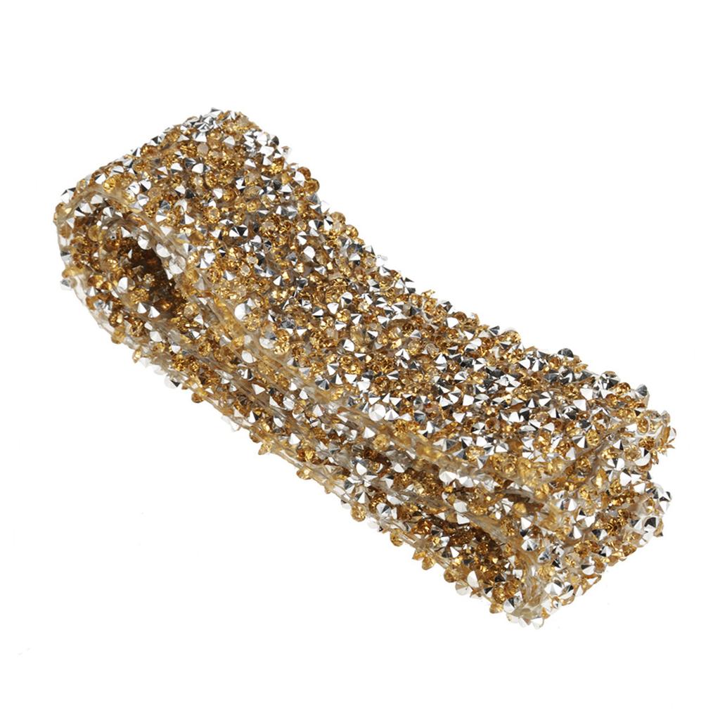 Diamond Mesh Wrap Roll Sparkle Crystal Rhinestone Ribbon Wedding Decoration