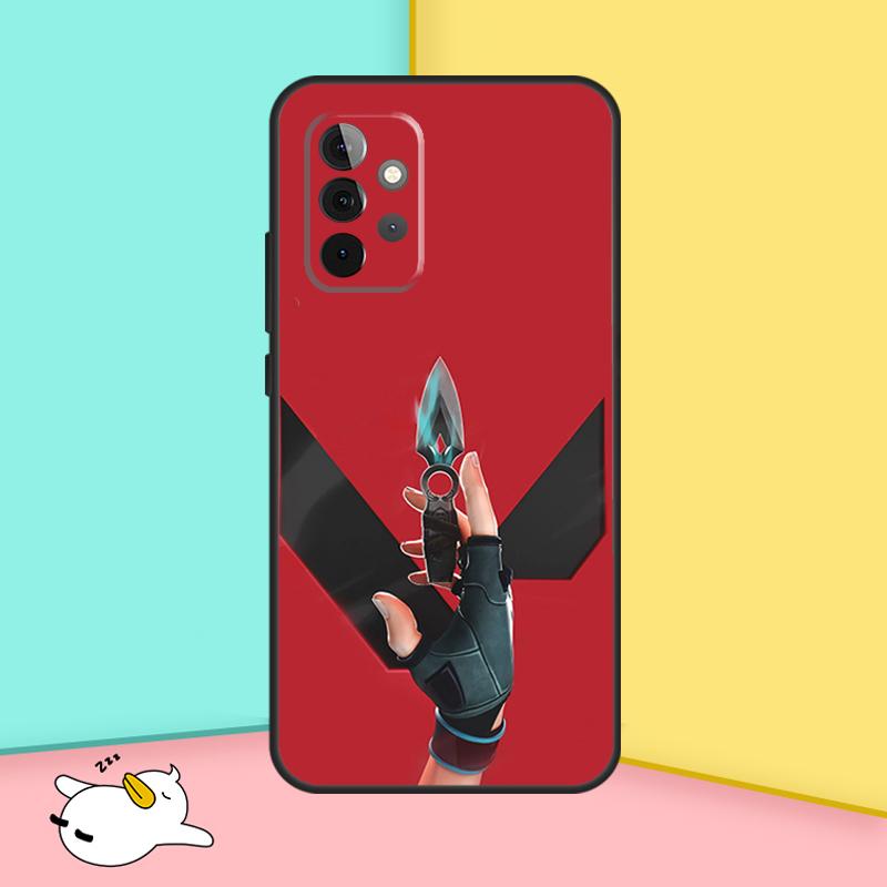 Игровой кейс Valorant для Samsung Galaxy A36 A56 A16 A33 A13 A23 A52 A32 A12 A54 A34 A14 A53 A15 A35 A55 A17