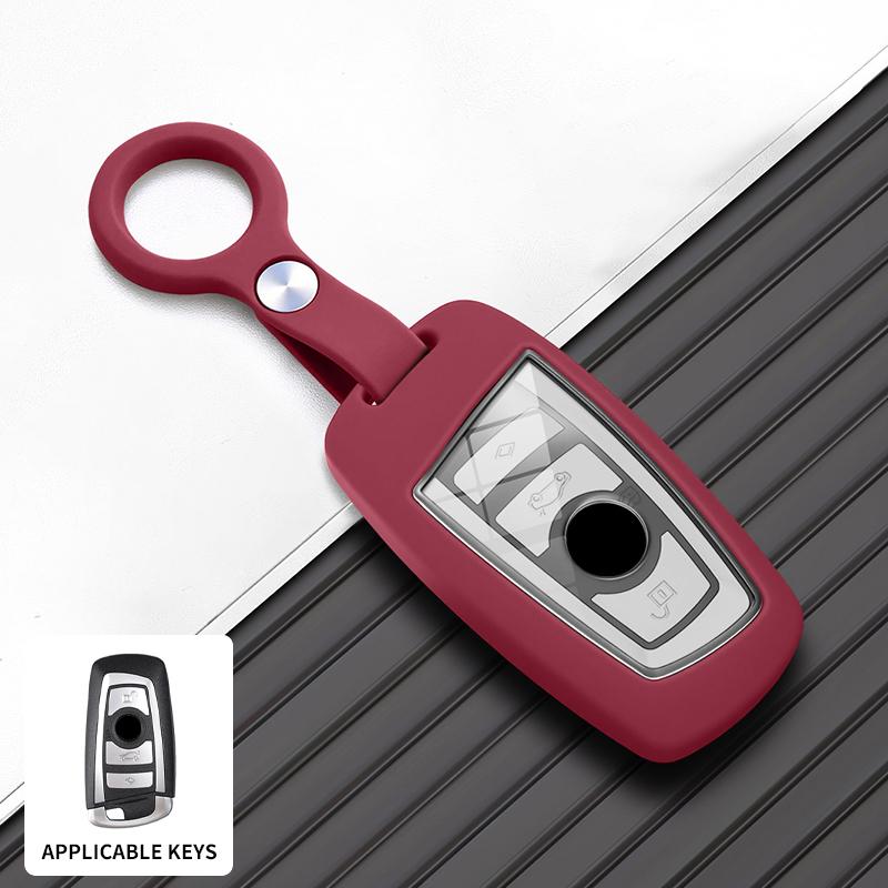 Liquid Silicone Rubber Car Key Case For 1 3 5 7 Series iX1 iX3 i5 X1 X3 X4 X5 F15 X6 X7 F16 F10 F20 F30 F25 M3 M4 Car Key Shell