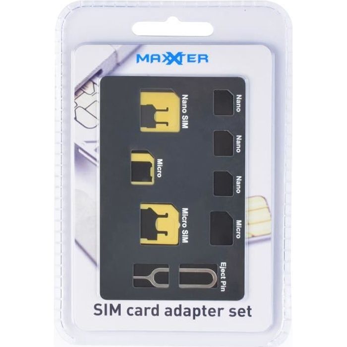 SIM Card Adapter Set Kit Nano Micro SIM Mobile Phone Smartphone Mobile As Normal SIM Cards!