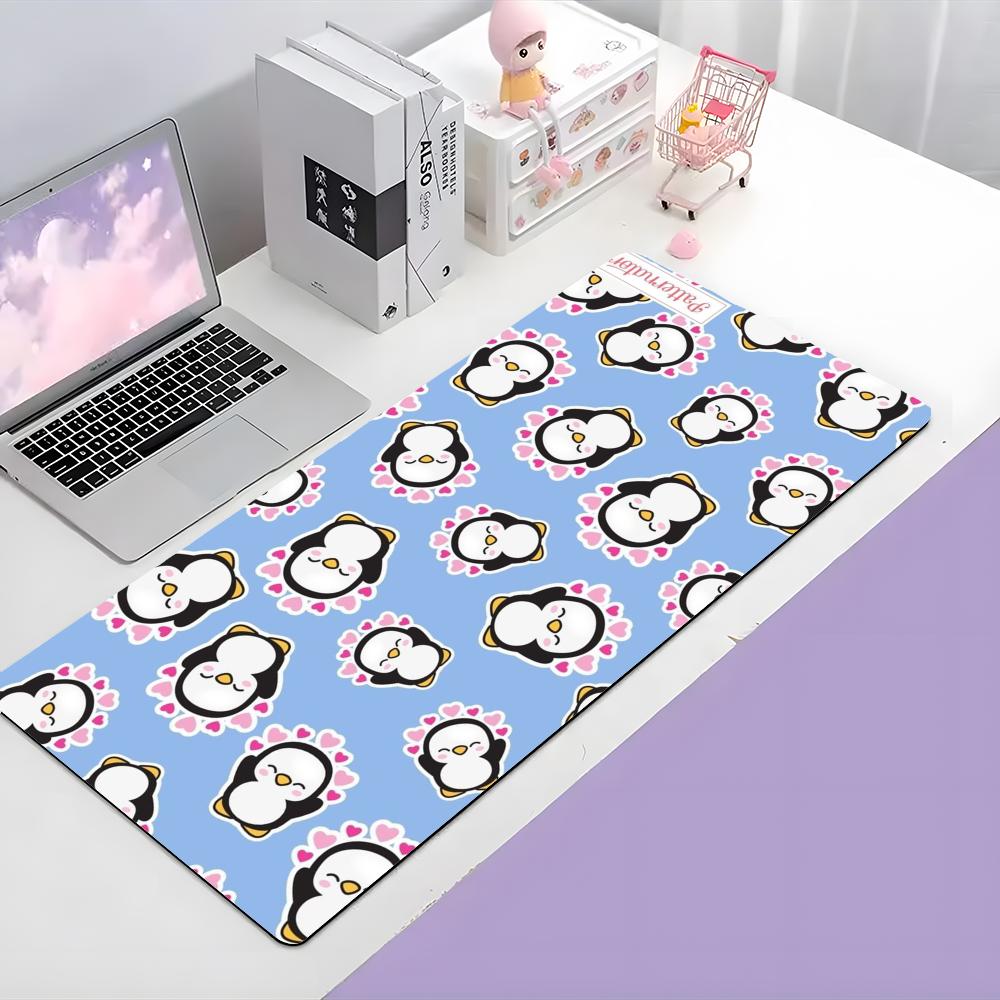 Animal Cute Ppenguin Mouse Pad Large Gaming Mousepad With Thick Stitched Edge Nonslip Desk Mat