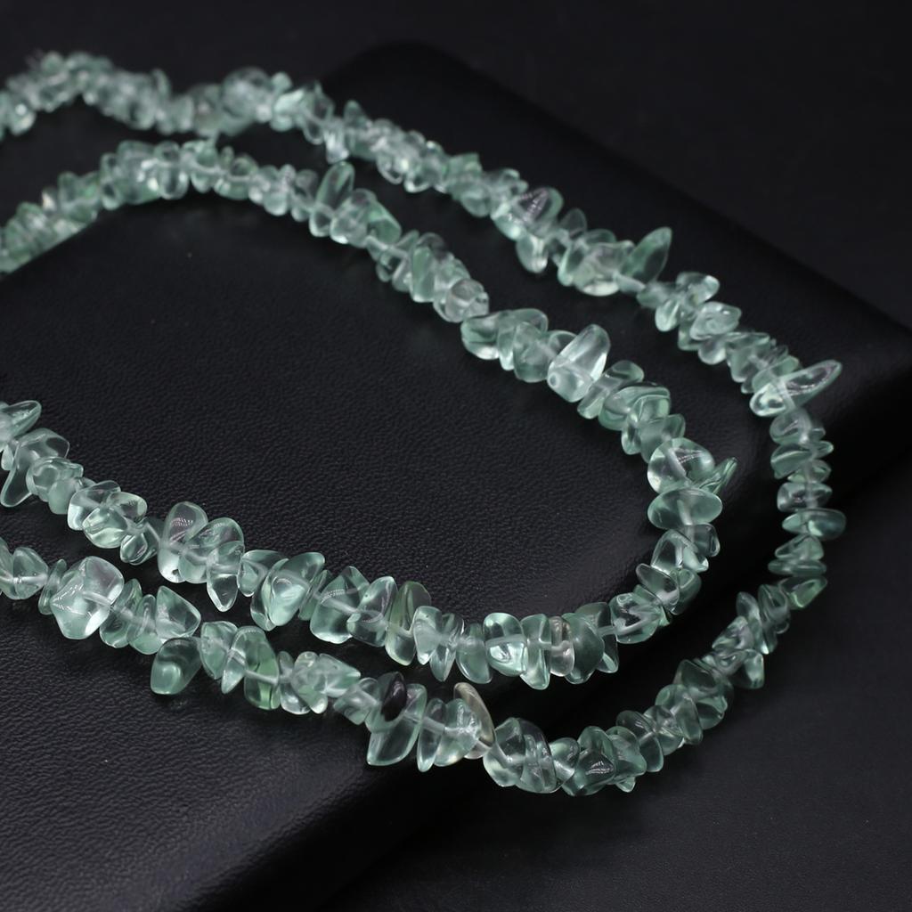 1 нить, бусины из целебного кристалла из щебня, 7 мм, натуральный камень, свободные бусины-разделители для изготовления ювелирных изделий, ожерелья, браслета, аксессуары, длина 80 см