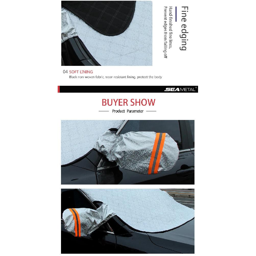 Car Snow Cover Windshield Sunshade Outdoor Waterproof Car Cover Anti Ice Frost Auto Protector Winter Automobiles Exterior Cover