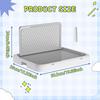 Dog Bathroom Tray with Guard, Nonslip Design for Pee Pads and Small Medium Dogs