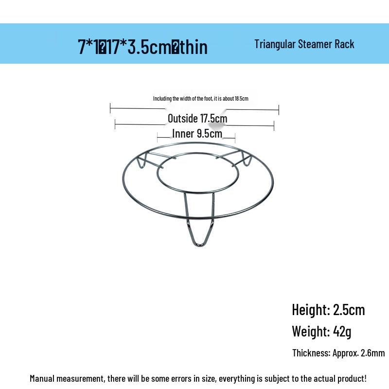 15-25 см нержавеющая сталь антимагнитная подставка для варки овощей на пару