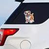 J485 # наклейка с английским бульдогом, водонепроницаемая виниловая наклейка, автомобильные аксессуары, декор