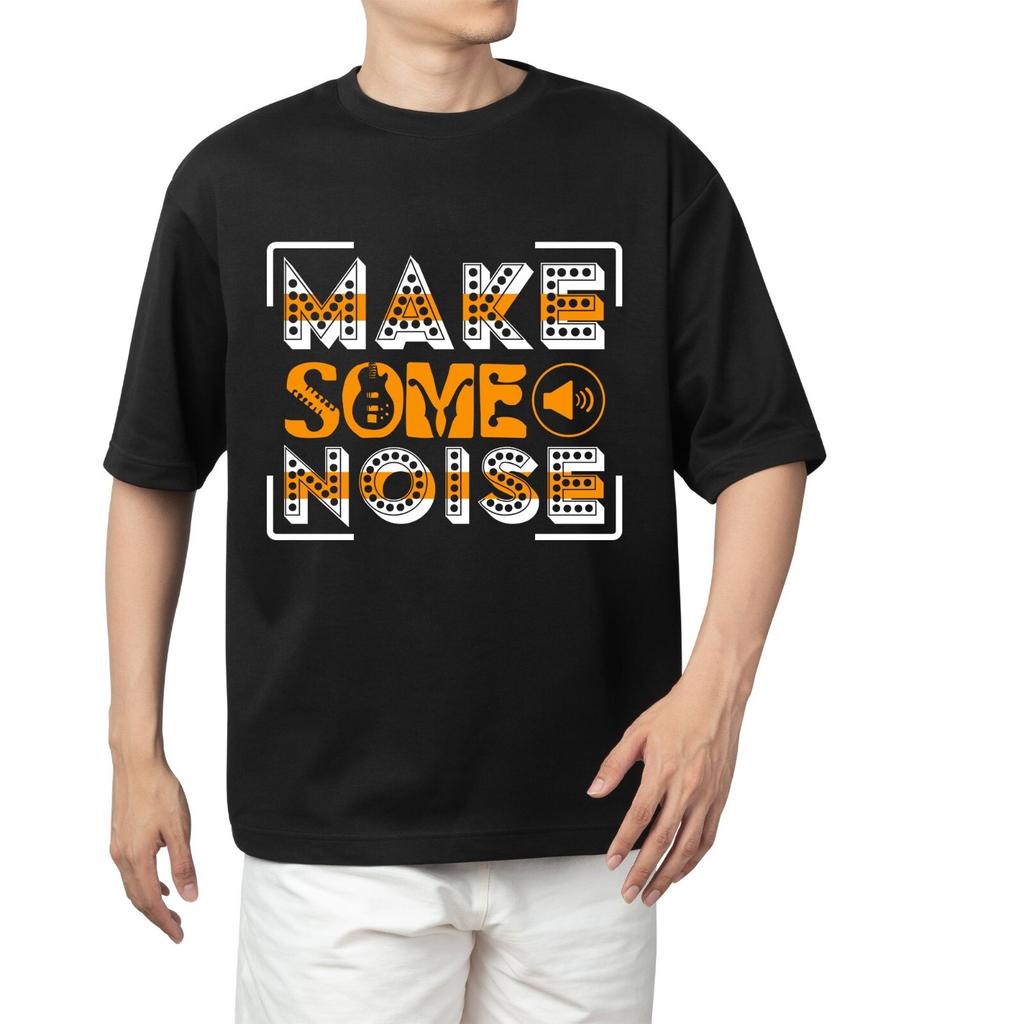 Make Some Noise Music T-shirt Men's Women's Tops Tees | Bold Music Lover Tee | Unisex Graphic Shirt