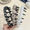 Elegant Non-Slip Knitted Wave Headband - Fluffy, Comfortable & Tooth Comb Design