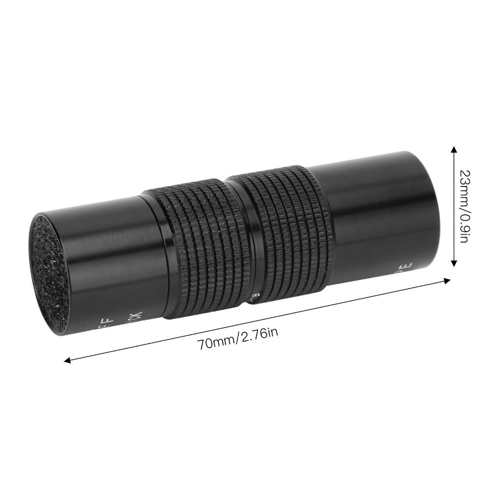 Aluminum Alloy Billiard Pool Cue Tip Multi-Function Billiard Cue Tip Chalk Grip Enhancement