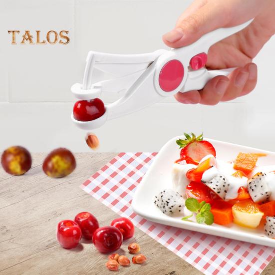 Cherry Corer Heavy-Duty Stainless Steel Olive Pitter Tool Fruits Pit Removal Easy To Clean Multi-Purpose Corer for Cherries Dates Hawthorns Grapes