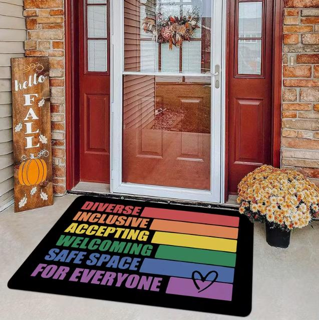 Carpet Welcome Door Mat Absorbent Bathroom Mat Suitable for Living Room Bedroom Kitchen Home Decoration Room Decoration Carpet