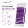 ANNAFRIS Colored Faux Mink Lashes High Quality Individual Eyelash Extension C/D/L/LU Curl Mix Length Color False Lash Maquiagem
