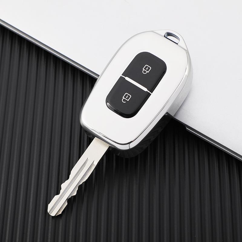Новый TPU Чехол-Оболочка для Брелока Автомобильного Ключа Для Renault Kwid Traffic Symbol для Dacia Sandero Logan Duster Защита от Царапин