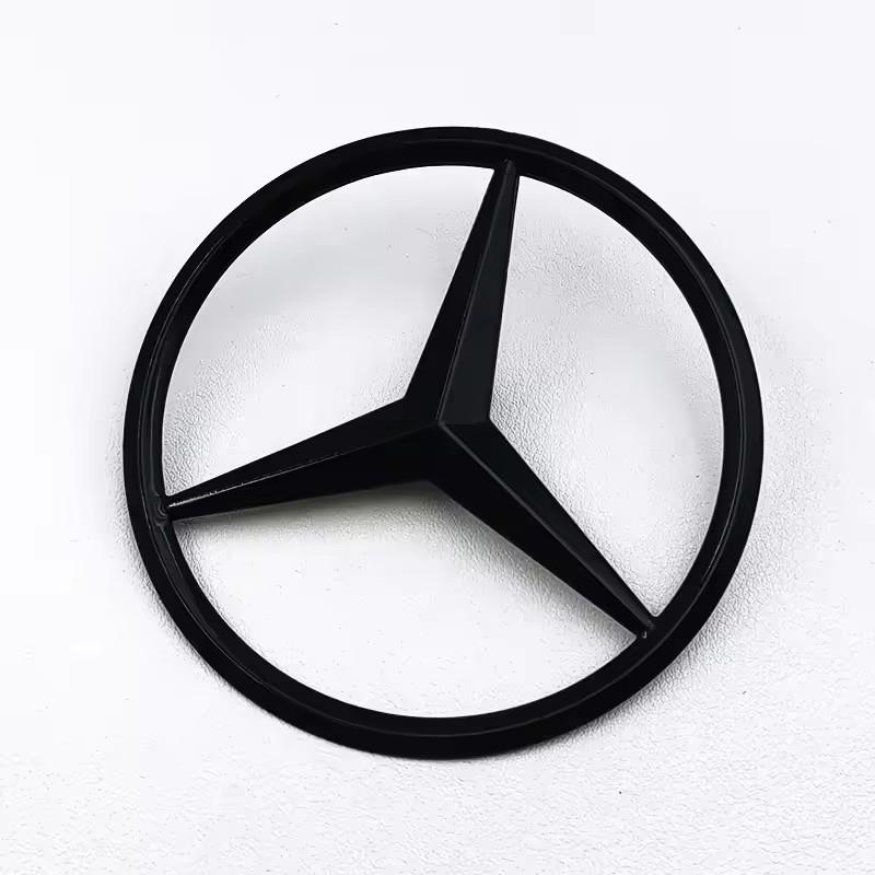 3D ABS Black CLA45 Logo TURBO 4MATIC Badge Car Rear Star Sticker Trunk AMG Emblem For Mercedes Benz CLA 45 AMG W117 Accessories