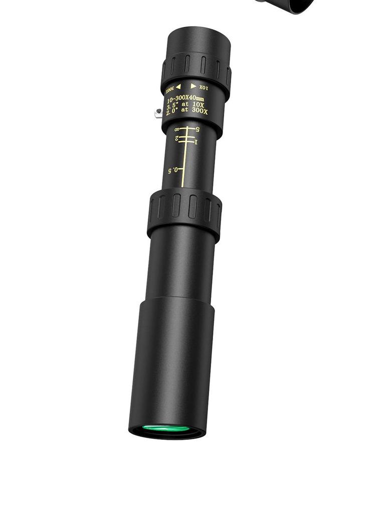 10-300x40 HD Variable Monocular: Night Vision Outdoor Metal Binoculars