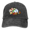 Стирка Унисекс Бейсболка Сон Грузовик Snapback Кепки Папина Шляпа Астерикс и Обеликс Гольф Кепки